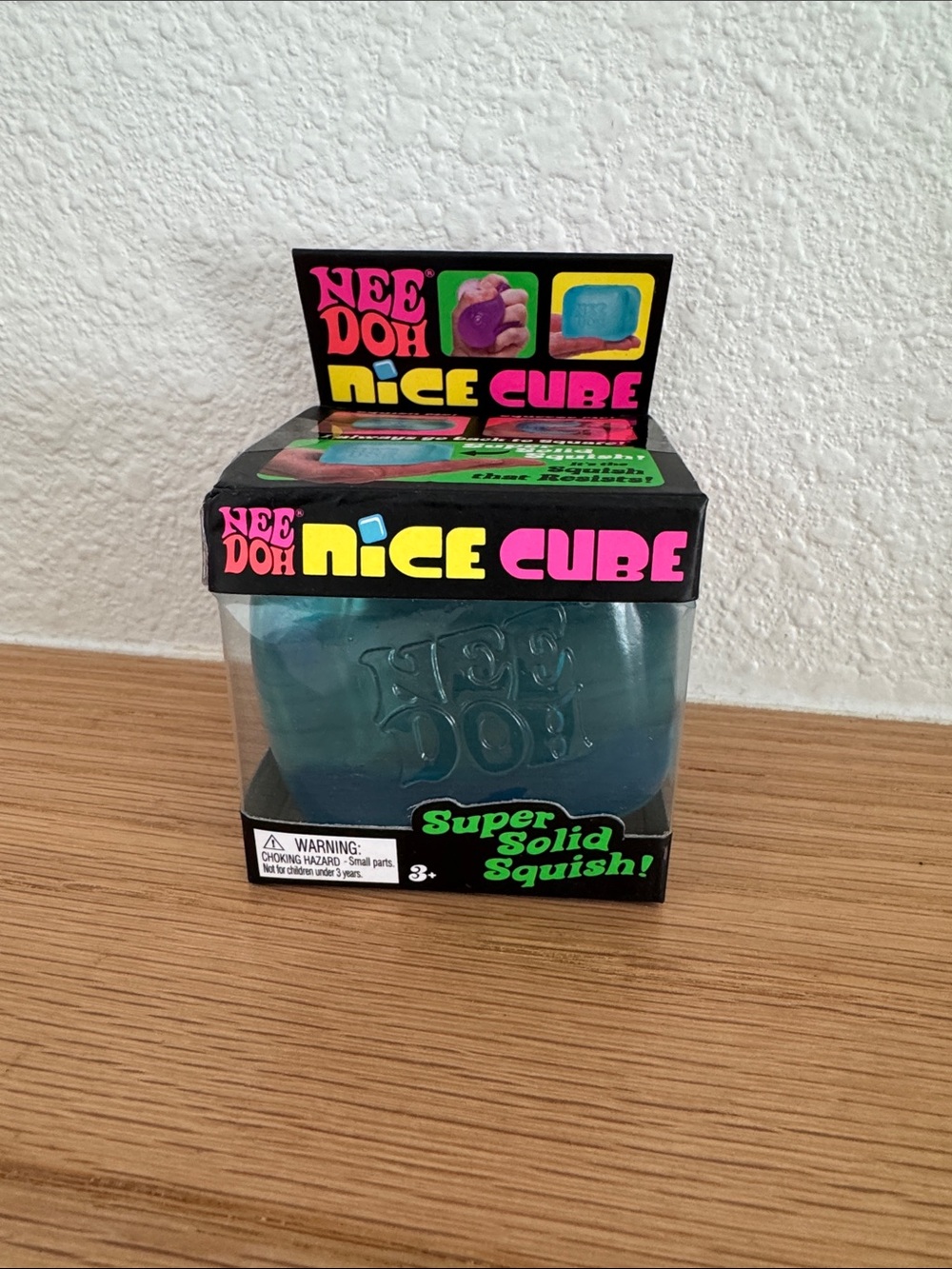 Brand new sealed needoh nice cube in blue